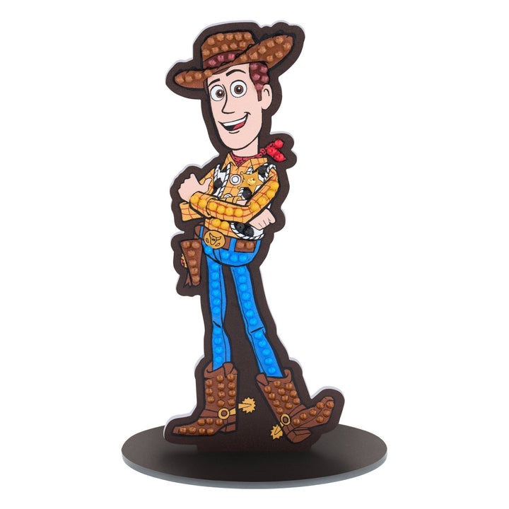 Diamond Art Club - Woody - Sparkle Pals™: Round with 7 Colors including 1 Electro Diamond and 3 Fairy Dust Diamonds / 138 / 5.8" x 2.4" (14.8cm x 6cm) - Pisgah Needleworks
