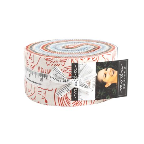 Dog Daze Jelly Roll® by Stacy Iest Hsu for Moda Fabrics – 40 Strips - Pisgah Needleworks