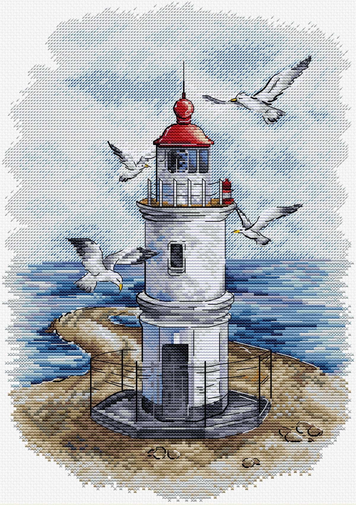 HobbyJobby - Cross Stitch Kit HobbyJobby - The Lighthouse - Pisgah Needleworks