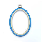 Nurge - 14.5 x 19cm (51/2 x 71/2") Nurge Flexi Hoops Oval: Sand - Pisgah Needleworks