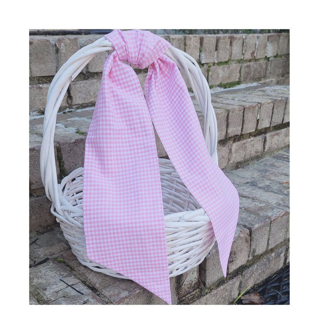 THE ROYALTY COLLECTION - Gingham Sash: Orange / 54 inch