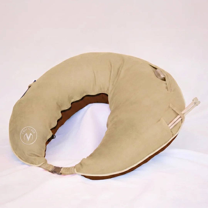 Crafteaze by Valari Maker's Pillow | Bronze & Mahogany Velvet