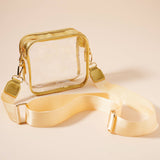 Lilla Haven - Game Day Clear Crossbody Bag: Gold / One / 4YG79001 - Pisgah Needleworks
