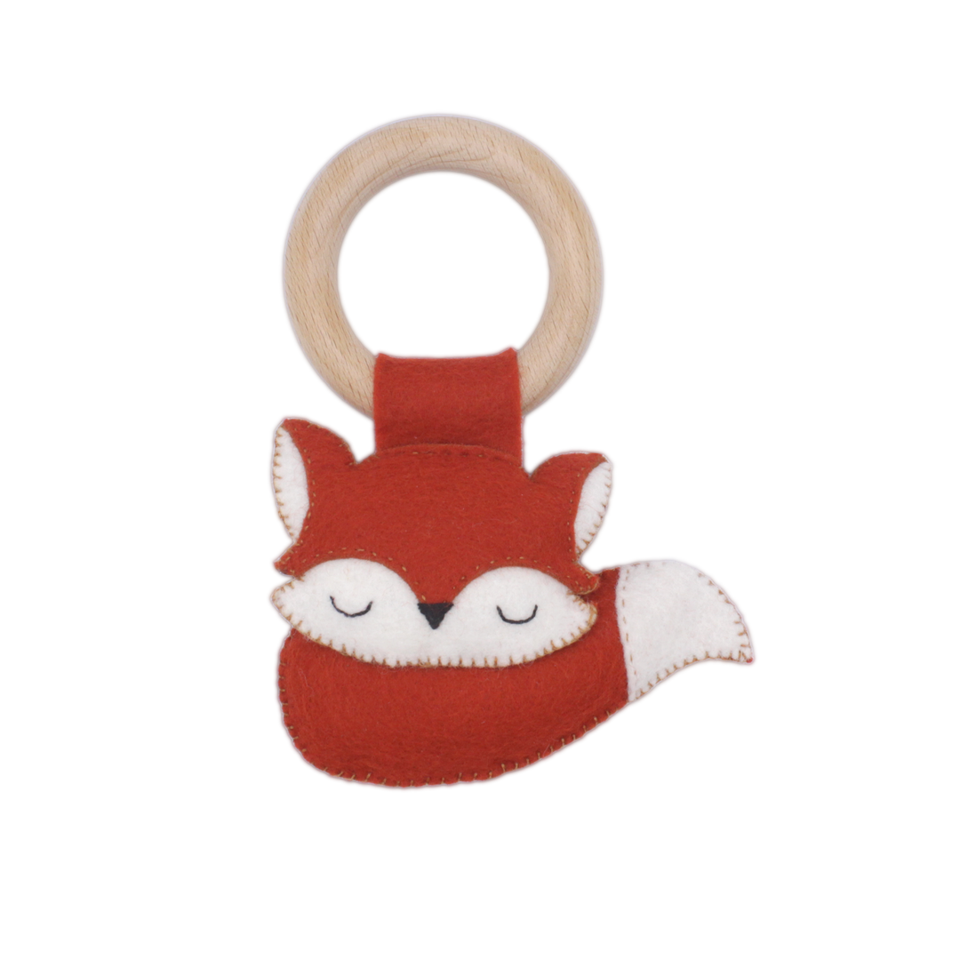 Hardicraft USA - DIY Felt Kit - Woodland Animals Rattle
