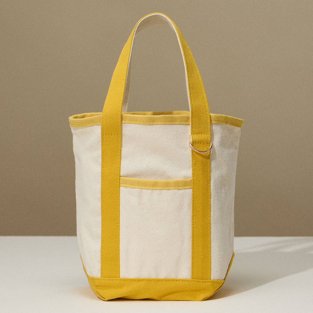Lilla Haven - EcoCharm Cotton Everywhere-Carry Canvas Tote Bag -Small Size: Light Blue / One-size / 5DG78049 - Pisgah Needleworks