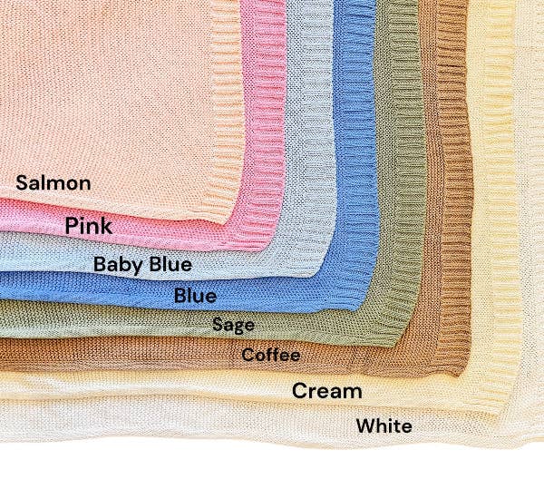 Southern Proper Blanks - Blanket - Cotton Nap Time: White - Pisgah Needleworks