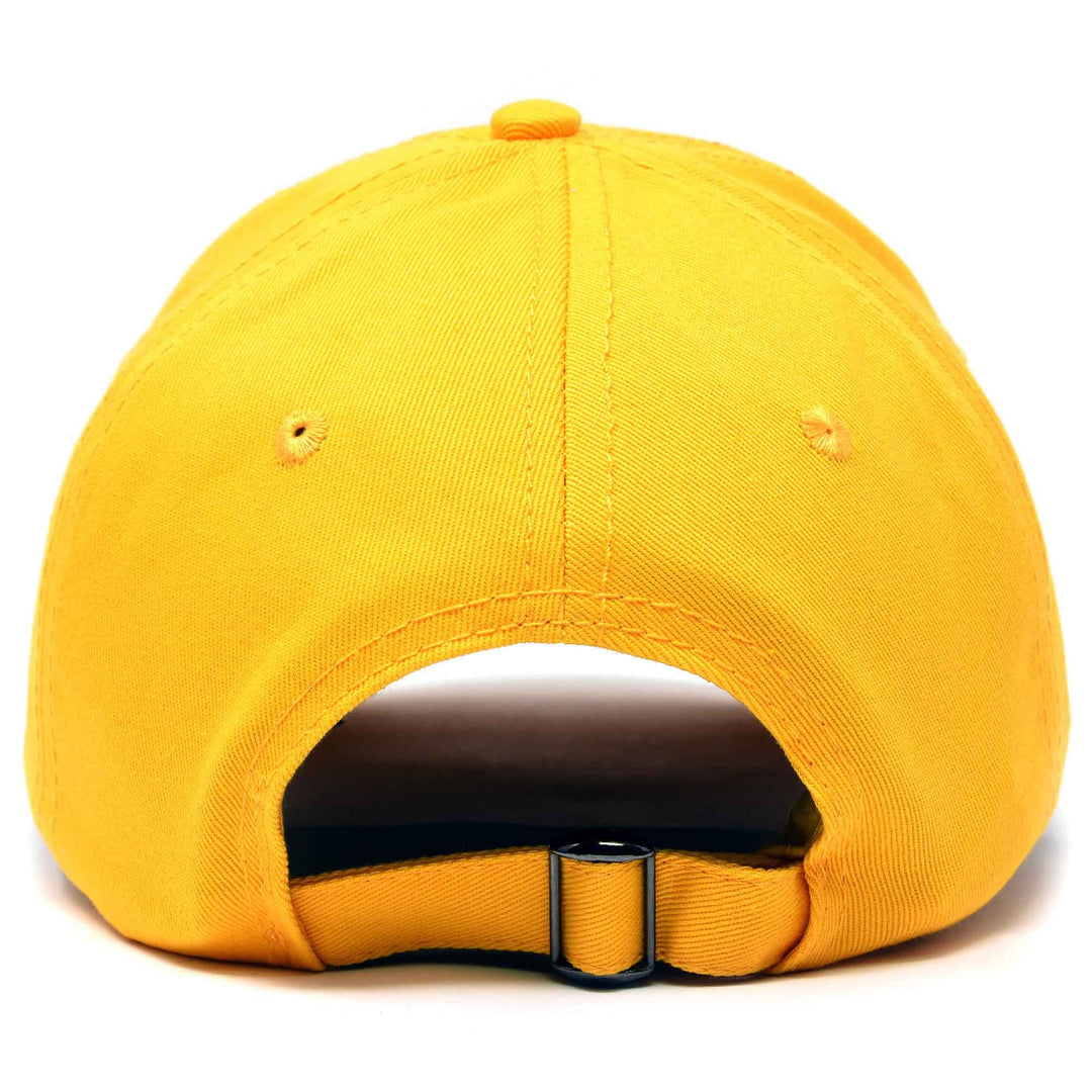 Dalix - DALIX Unisex Unstructured Cotton Cap Adjustable Plain Hat: Orange - Pisgah Needleworks