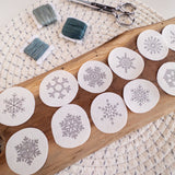 Olmsted Needlework Co. - Mini Snowflake Stick and Stitch Embroidery Patterns - Pisgah Needleworks