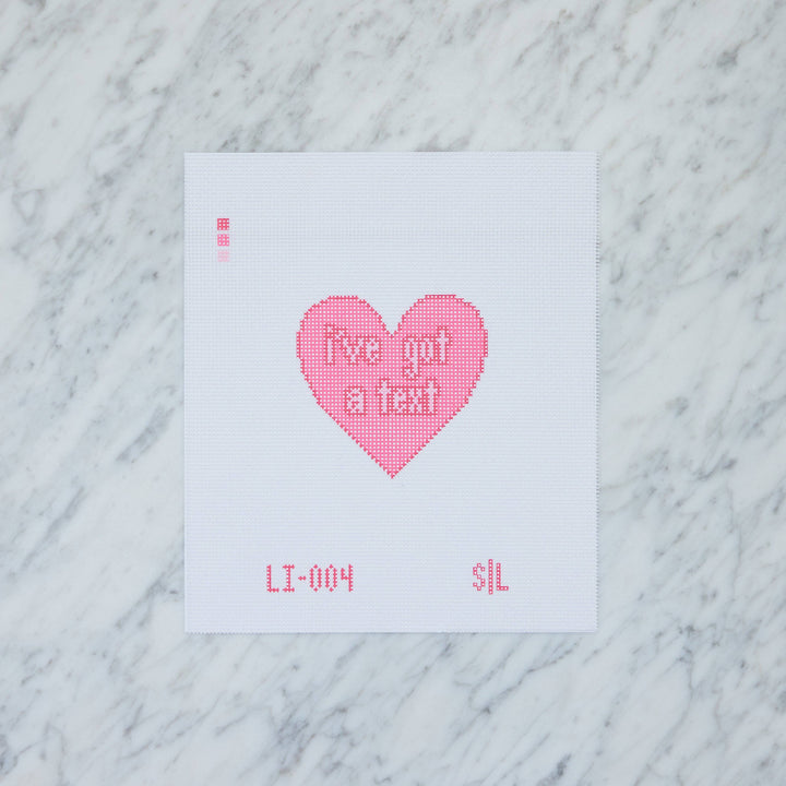 Stitch Lane Designs – Love Island “I’ve Got a Text” Needlepoint Canvas