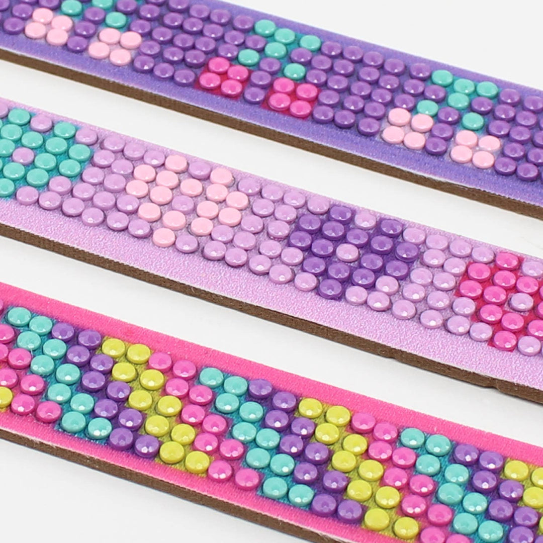 Camelot - Cherry Hearts Diamond Painting Bracelet Kit: 01 Multi