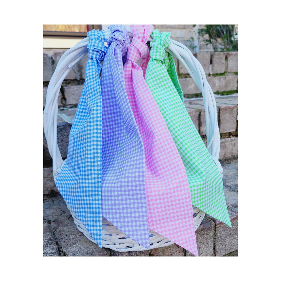 THE ROYALTY COLLECTION - Gingham Sash: Orange / 54 inch