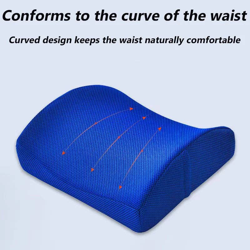 Crafteaze by Valari Lumbar Support Cushion with Pocket | Purple