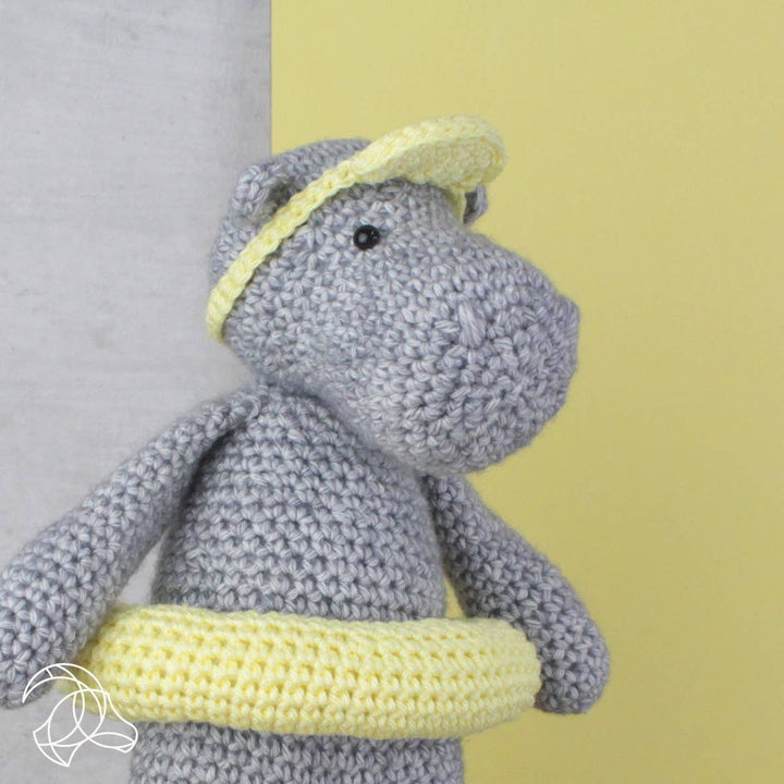 Hardicraft USA - DIY Crochet Kit - Henny Hippo - Pisgah Needleworks