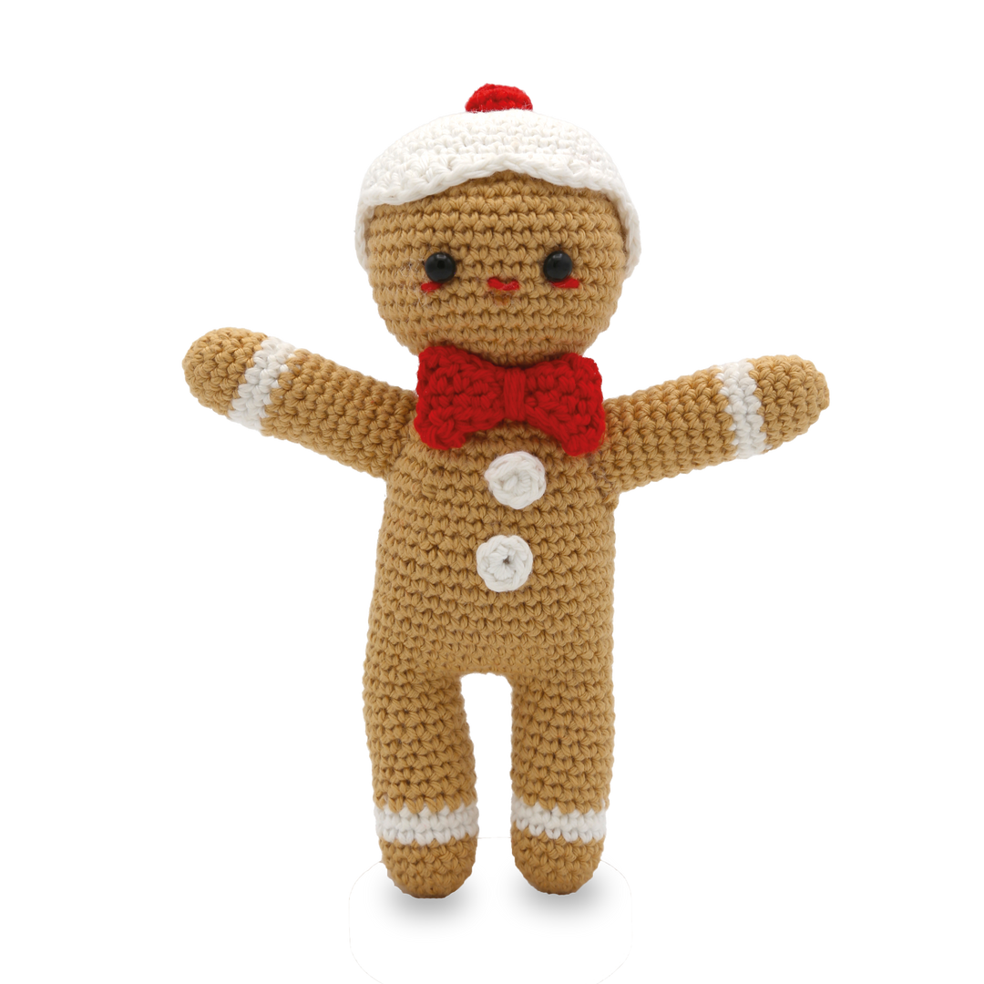 Hardicraft USA - DIY Crochet Kit - Gingerbread Man