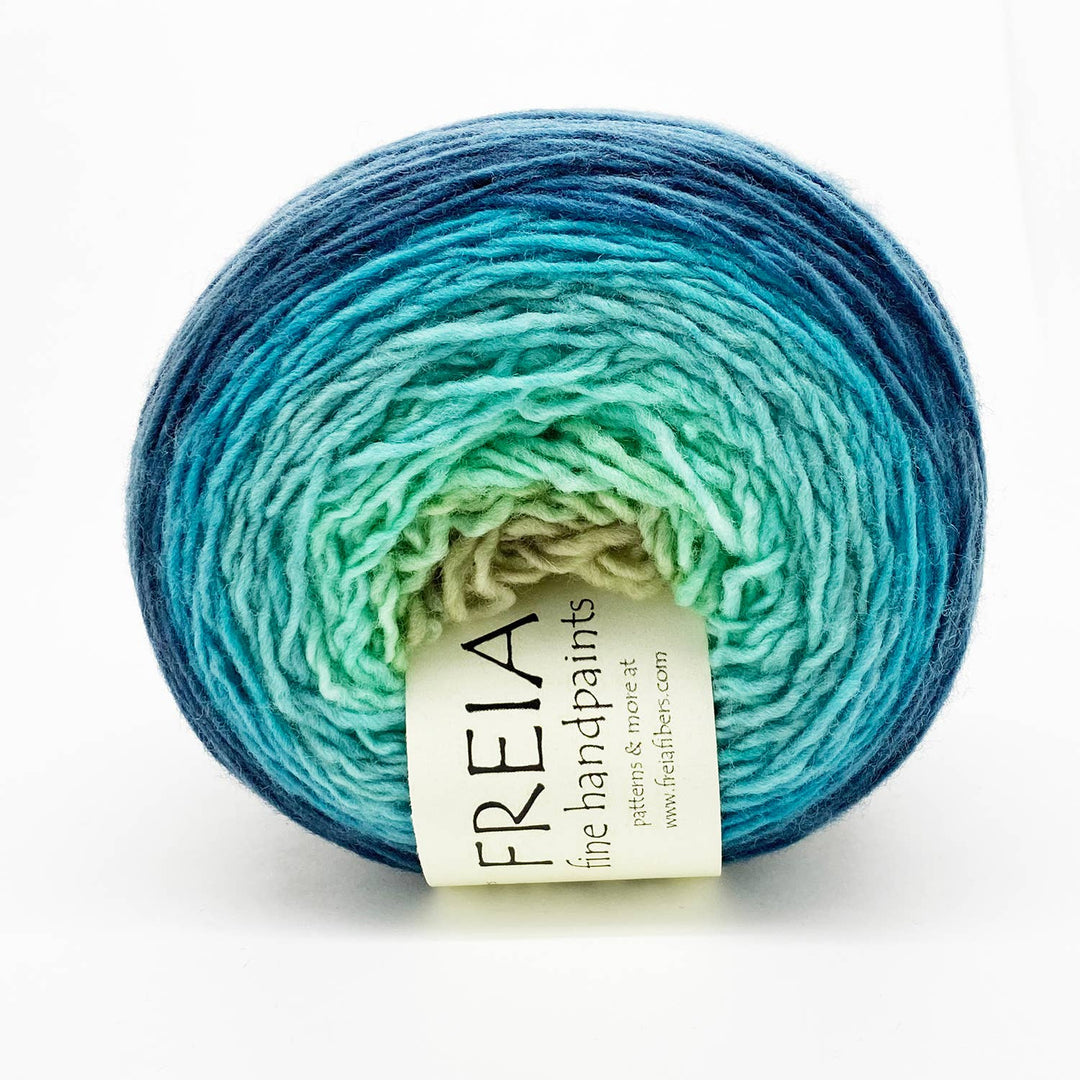 Freia Fine Handpaint Yarns - Aurora Merino Fingering Shawl Ball - Pisgah Needleworks