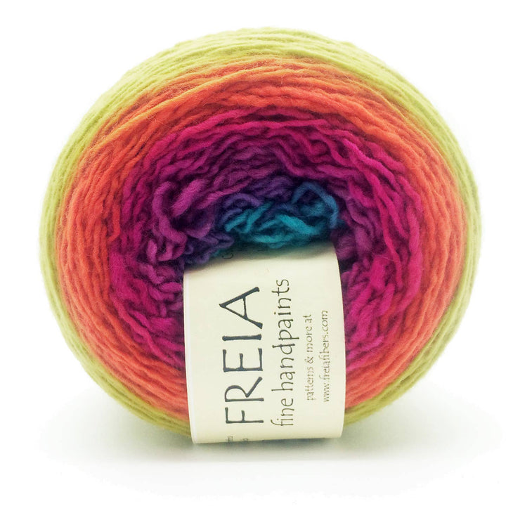 Freia Fine Handpaint Yarns - Dirty Hippie Merino Fingering Shawl Ball - Pisgah Needleworks
