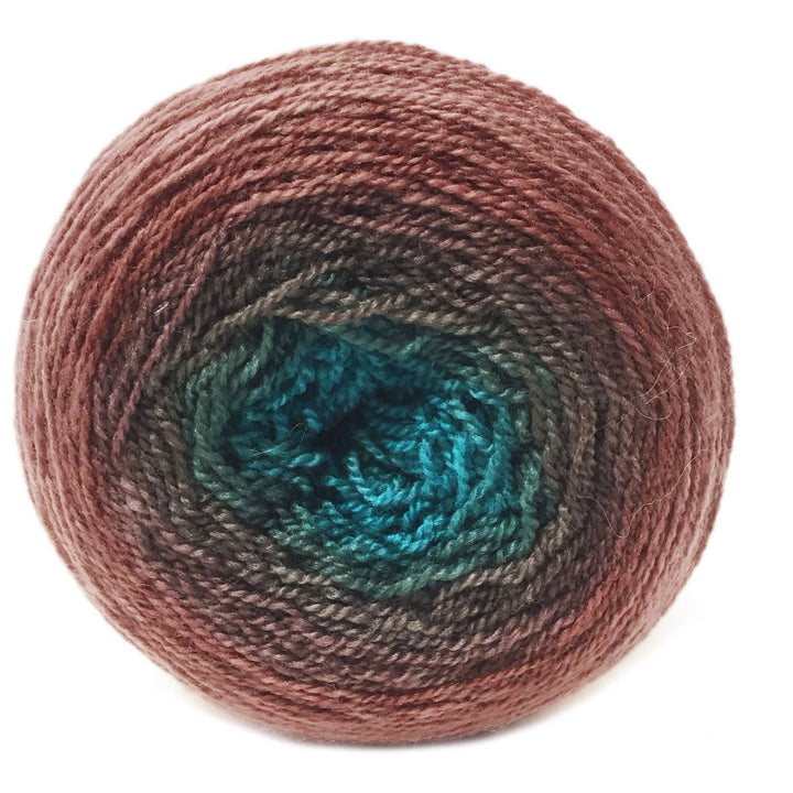 Freia Fine Handpaint Yarns - Ombré Merino Lace Knitting Yarn: Chinook - Pisgah Needleworks
