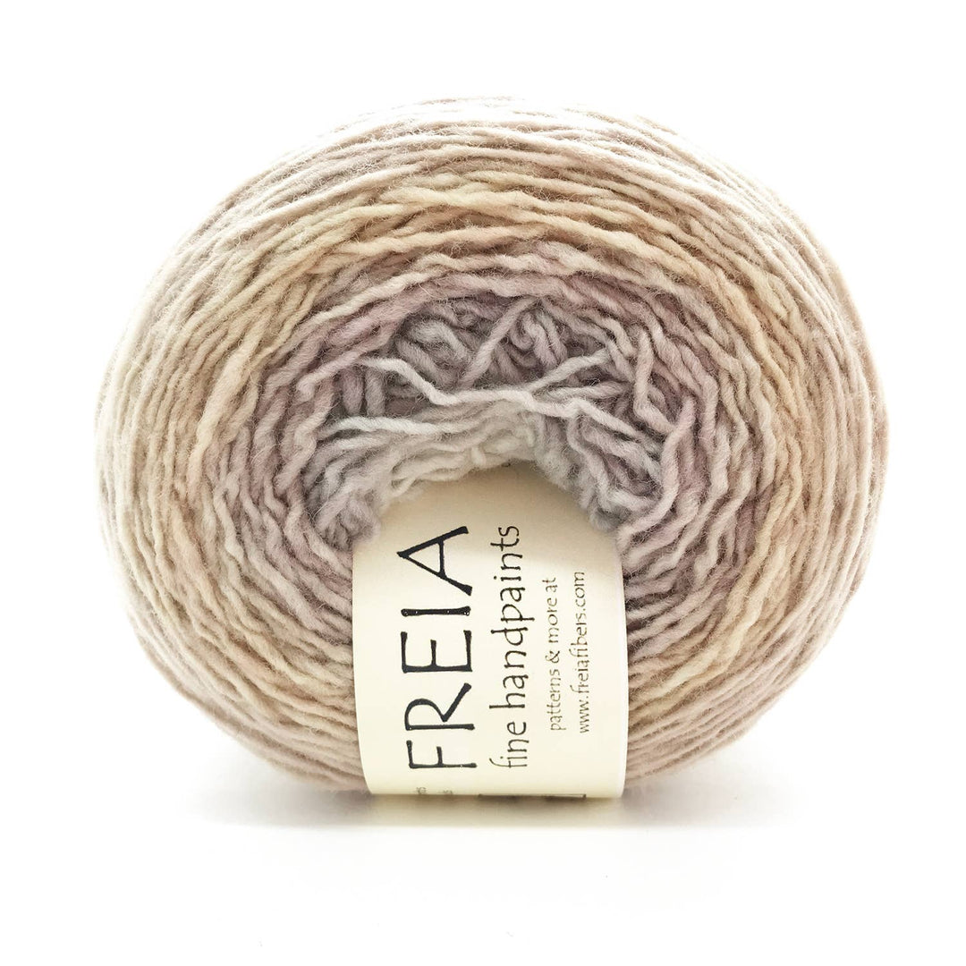 Freia Fine Handpaint Yarns - Oyster Merino Fingering Shawl Ball - Pisgah Needleworks