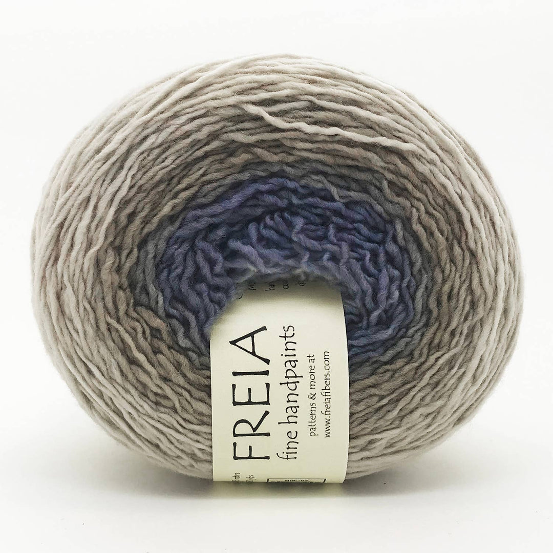 Freia Fine Handpaint Yarns - Sandbar Merino Fingering Shawl Ball - Pisgah Needleworks