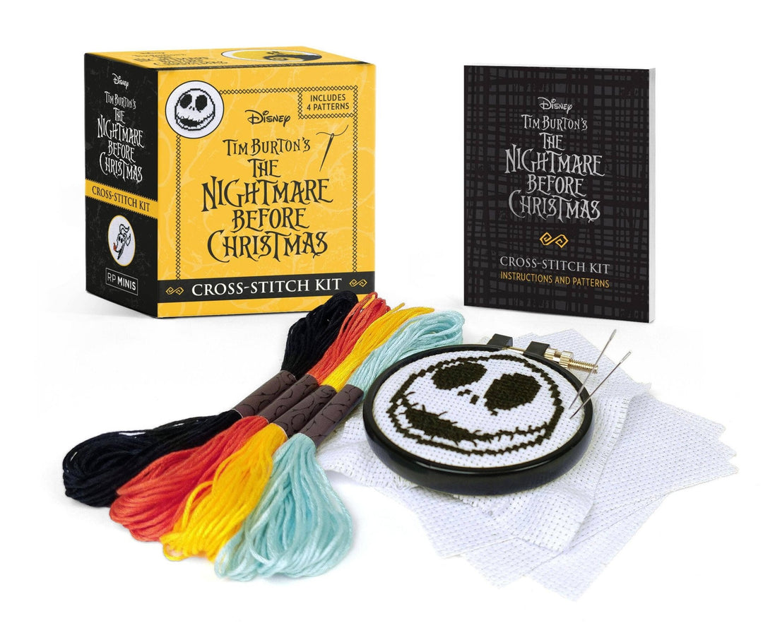 Hachette Book Group - Disney Nightmare Before Christmas Cross - Stitch Kit - Pisgah Needleworks