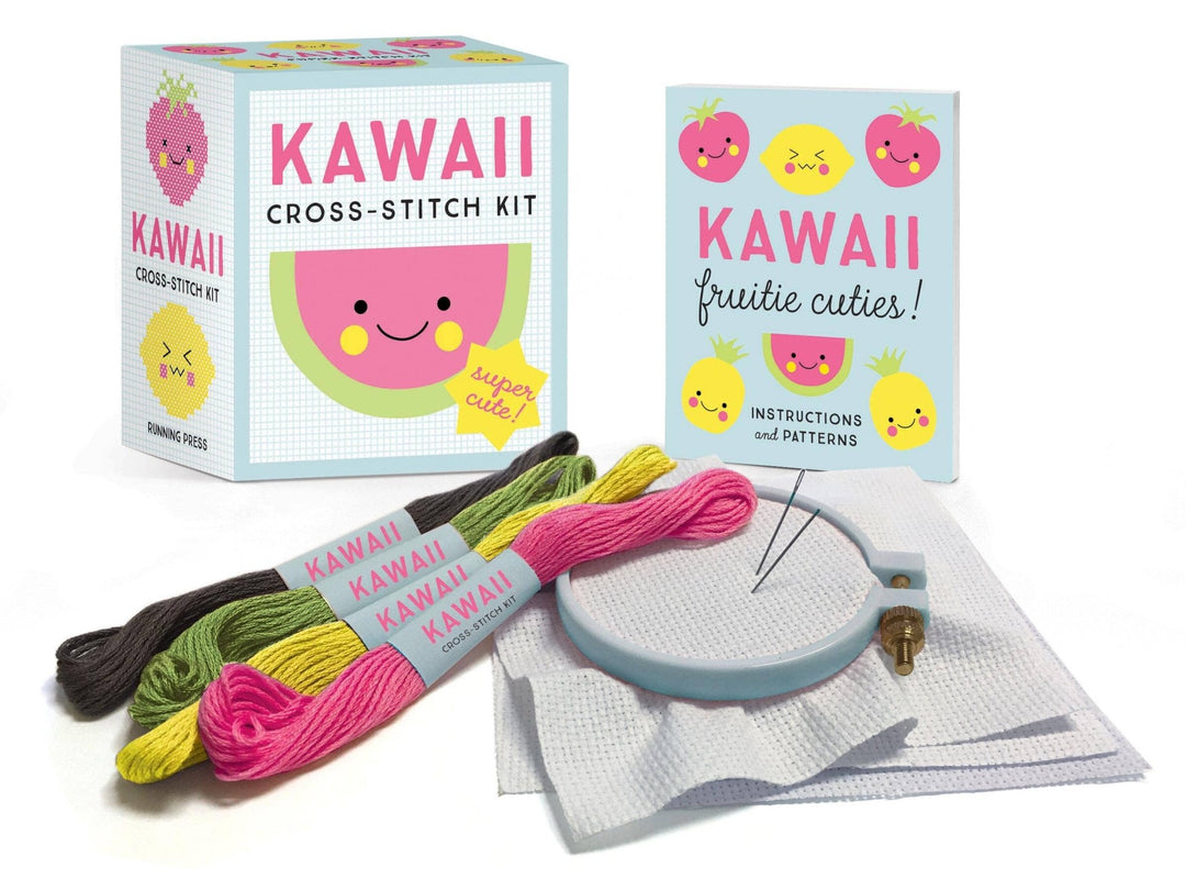 Hachette Book Group - Kawaii Cross - Stitch Kit: Super Cute! - Pisgah Needleworks