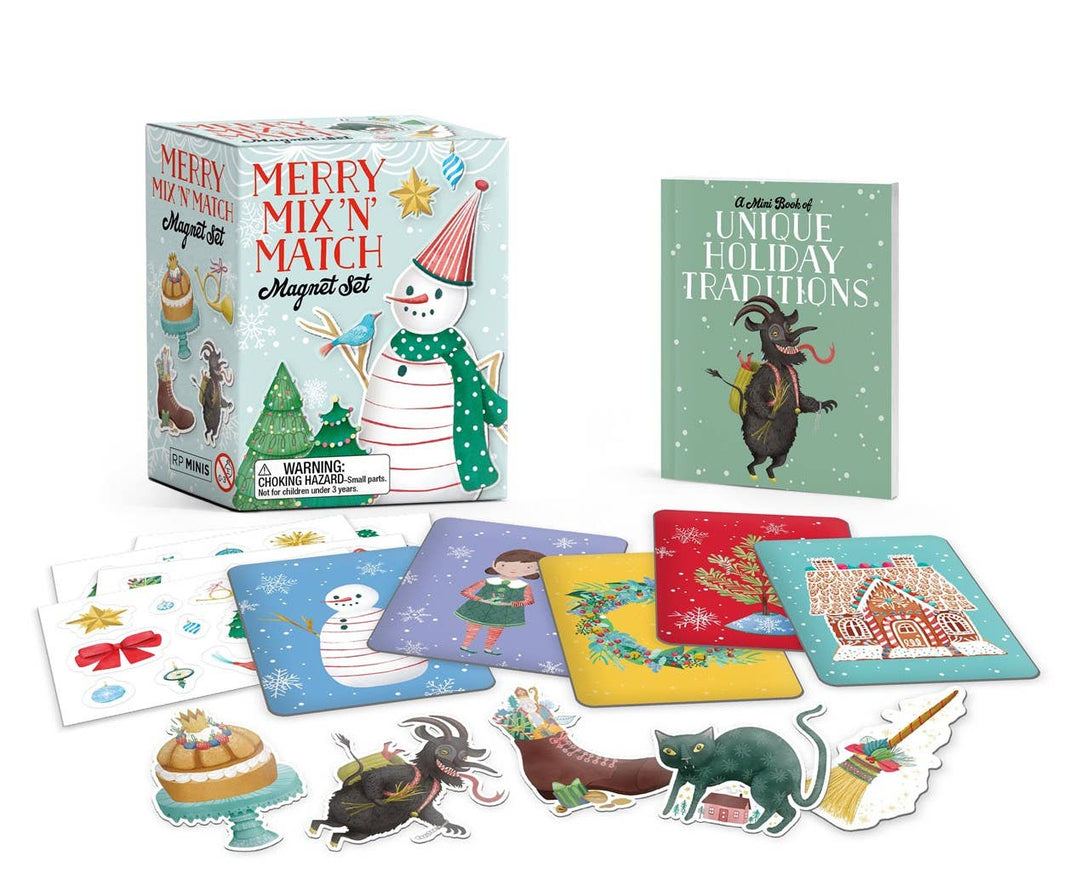 Hachette Book Group - Merry Mix 'n' Match Magnet Set - Pisgah Needleworks