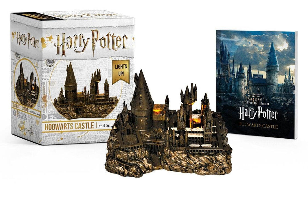 Hachette Harry Potter Hogwarts Castle Light - Up Mini Replica with Sticker Book - Pisgah Needleworks