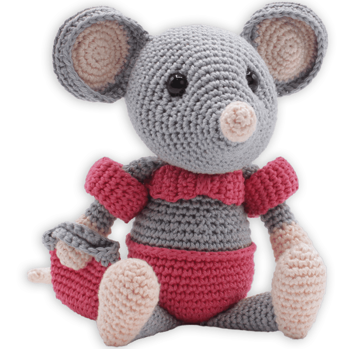 Hardicraft DIY Crochet Kit – Daisy the Mouse - Pisgah Needleworks