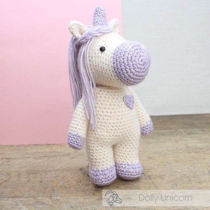 Hardicraft DIY Crochet Kit – Dolly the Unicorn - Pisgah Needleworks