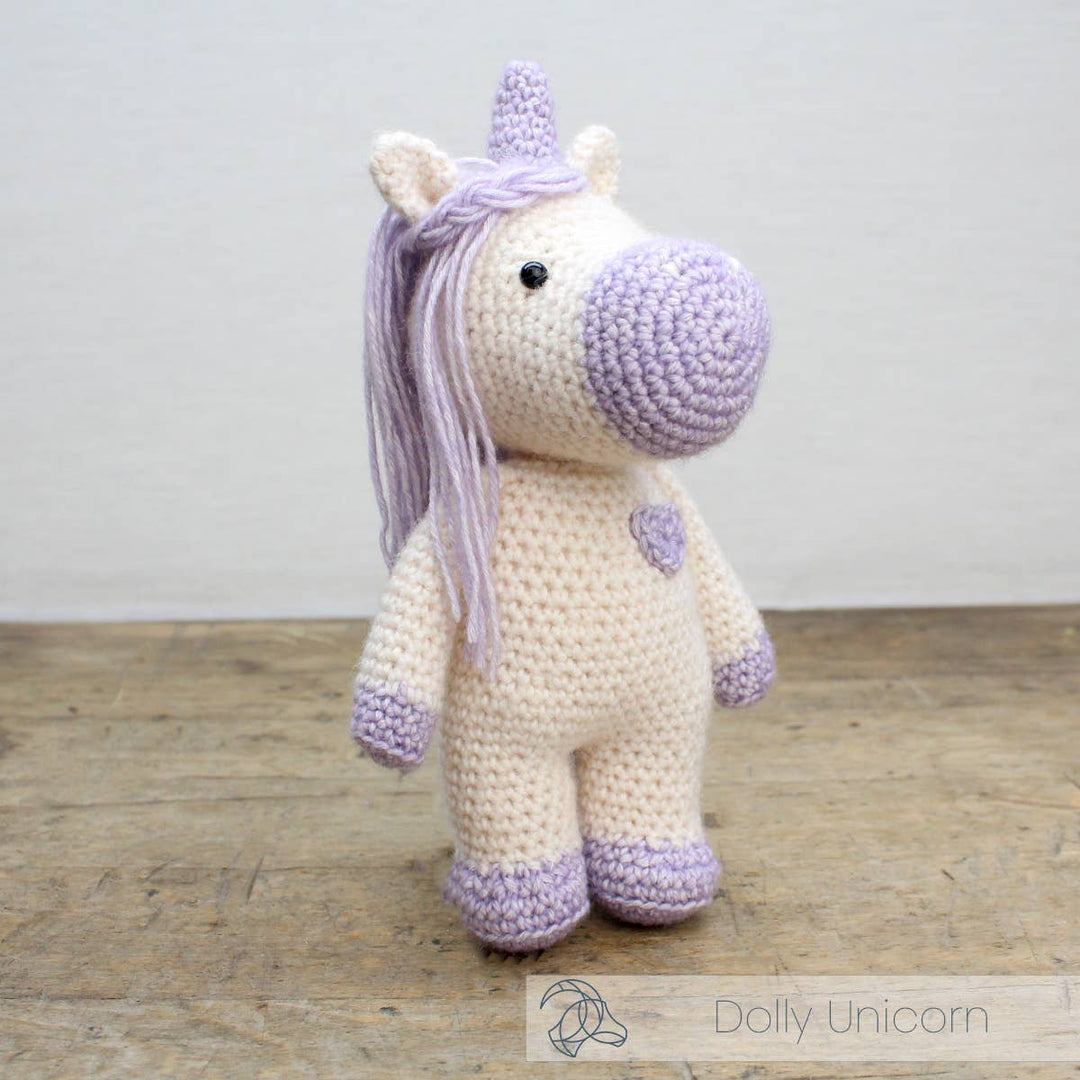 Hardicraft DIY Crochet Kit – Dolly the Unicorn - Pisgah Needleworks