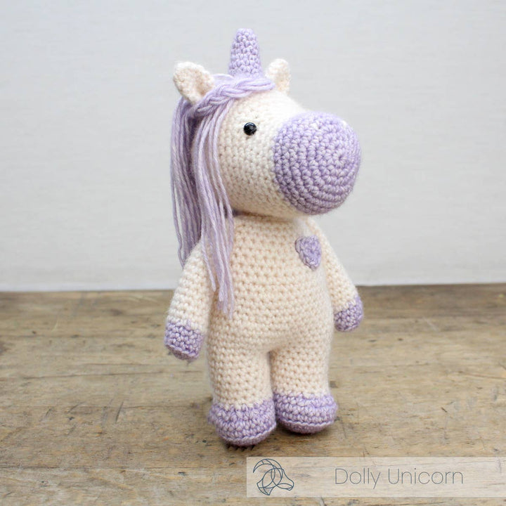 Hardicraft DIY Crochet Kit – Dolly the Unicorn - Pisgah Needleworks