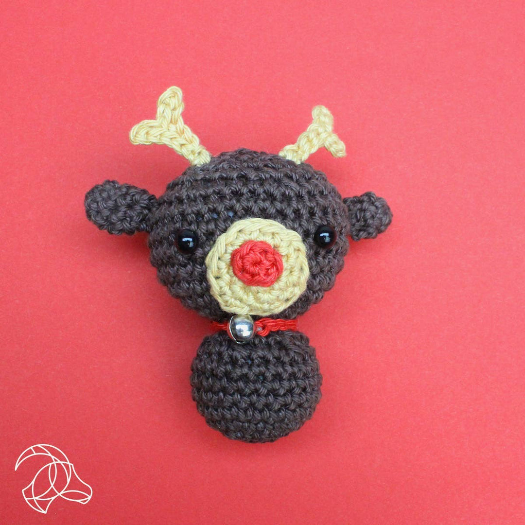 Hardicraft DIY Crochet Kit – Mini Reindeer - Pisgah Needleworks