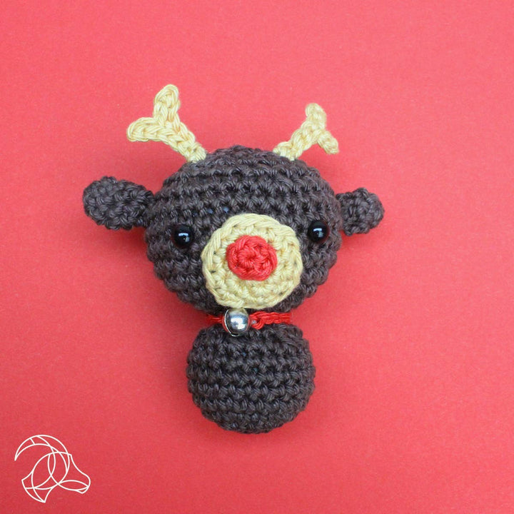Hardicraft DIY Crochet Kit – Mini Reindeer - Pisgah Needleworks
