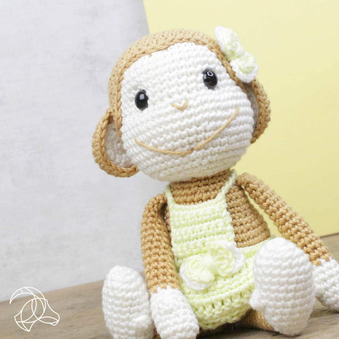Hardicraft DIY Crochet Kit – Nikki the Monkey - Pisgah Needleworks