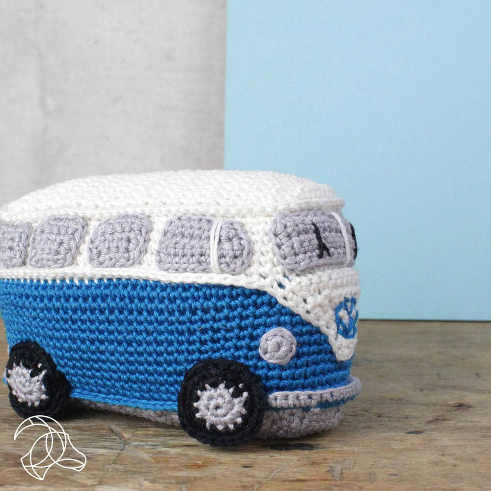 Hardicraft DIY Crochet Kit - Retro Van Blue - Pisgah Needleworks