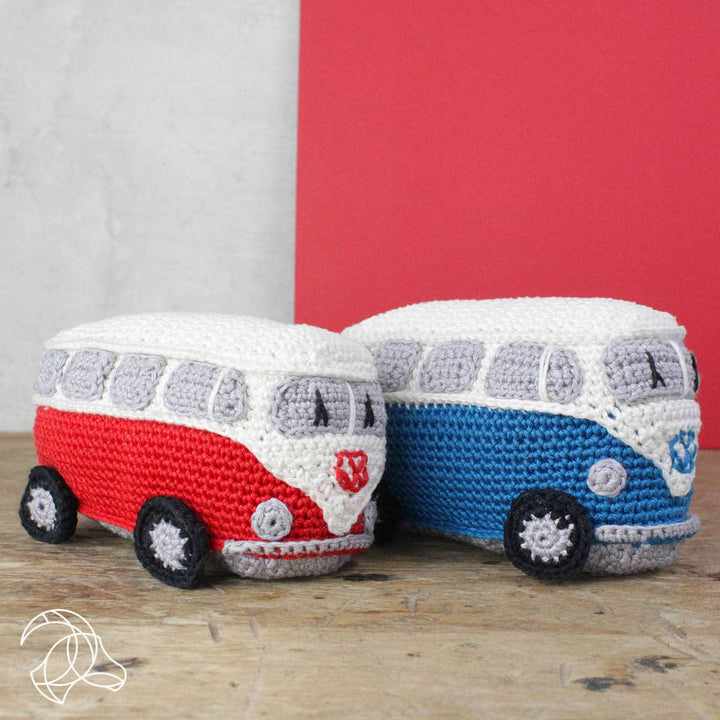 Hardicraft DIY Crochet Kit - Retro Van Blue - Pisgah Needleworks