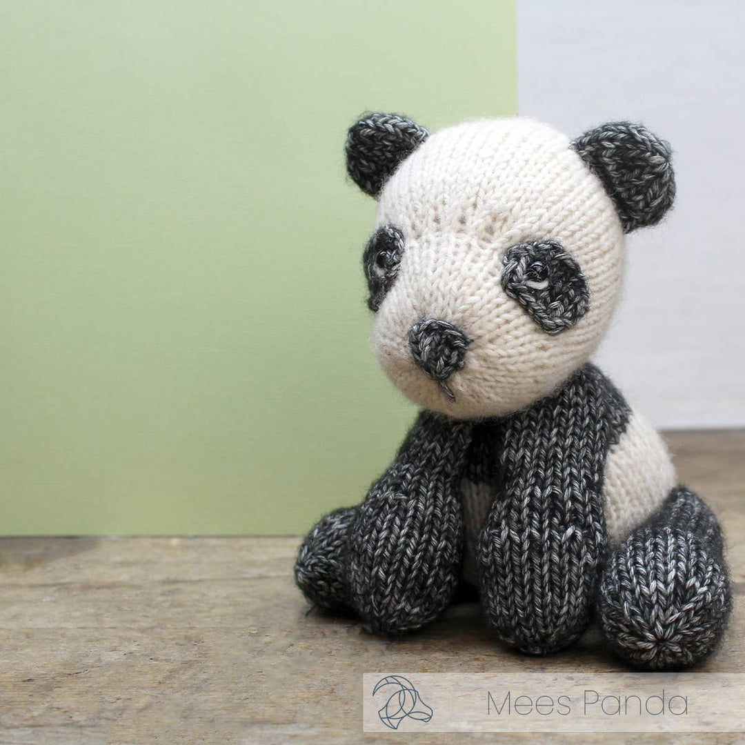 Hardicraft DIY Knitting Kit – Mees the Panda - Pisgah Needleworks