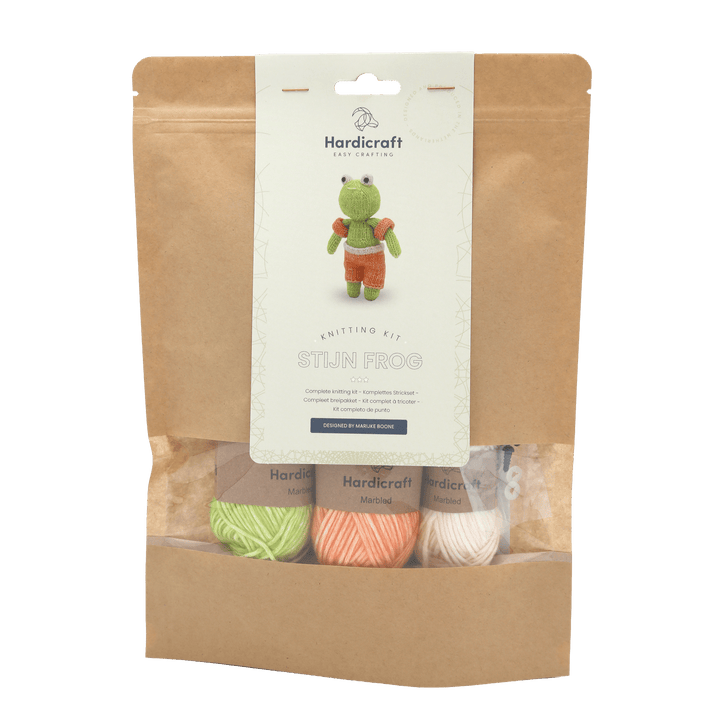 Hardicraft DIY Knitting Kit - Stijn Frog - Pisgah Needleworks
