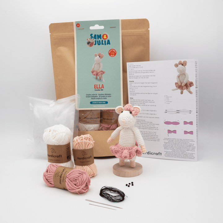 Hardicraft Ella Mouse DIY Crochet Kit - Pisgah Needleworks