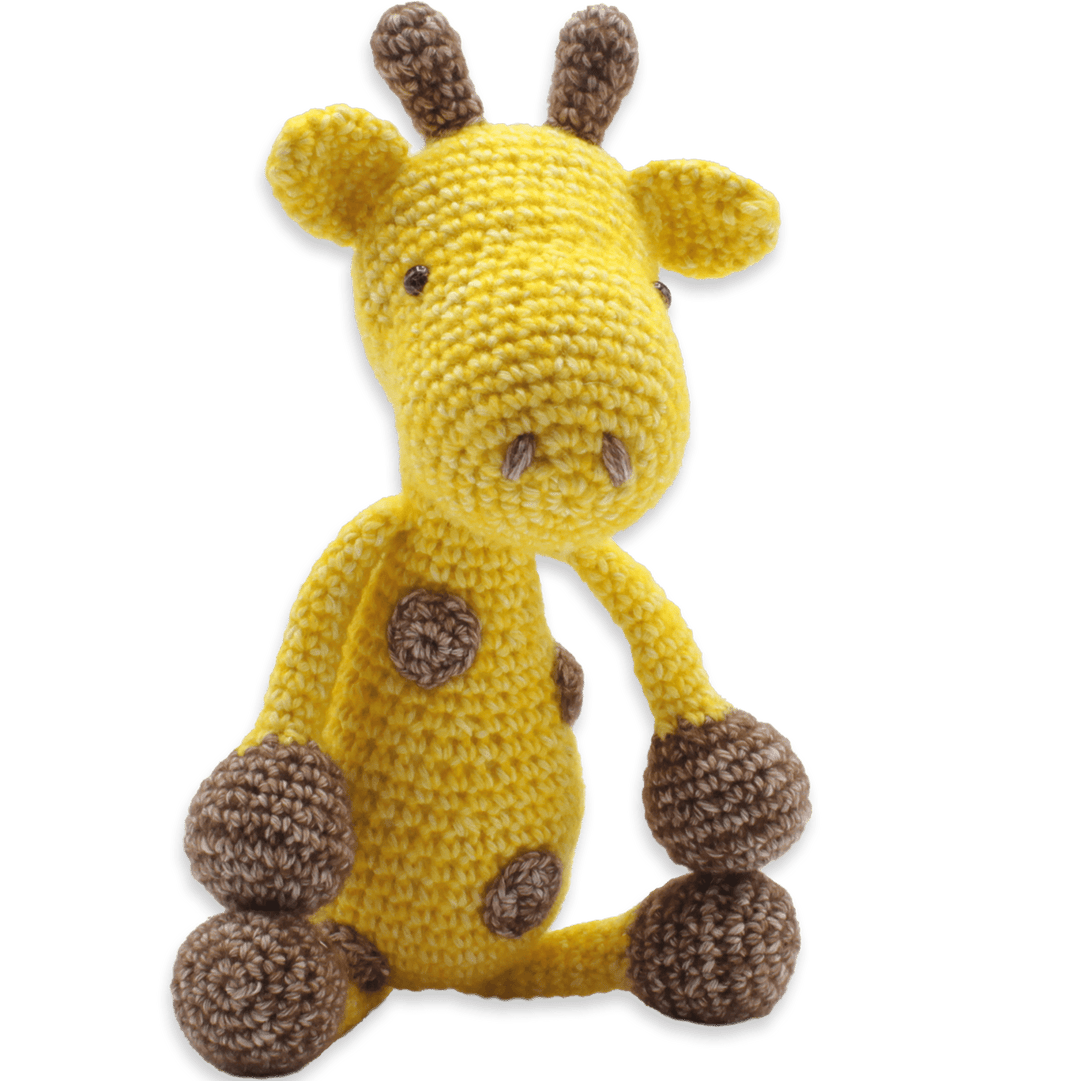 Hardicraft George Giraffe DIY Crochet Kit - Pisgah Needleworks