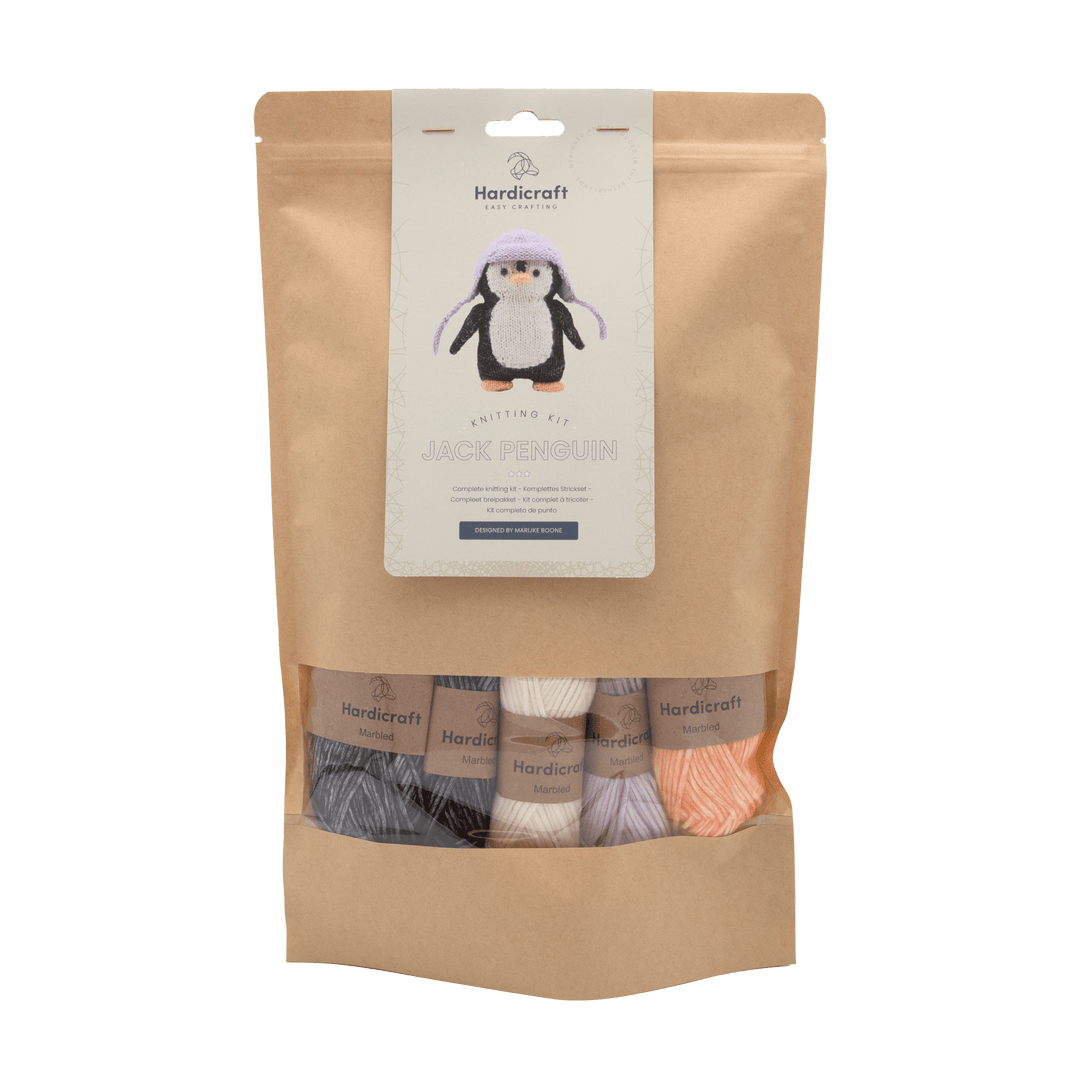 Hardicraft Jack Penguin DIY Knitting Kit - Pisgah Needleworks