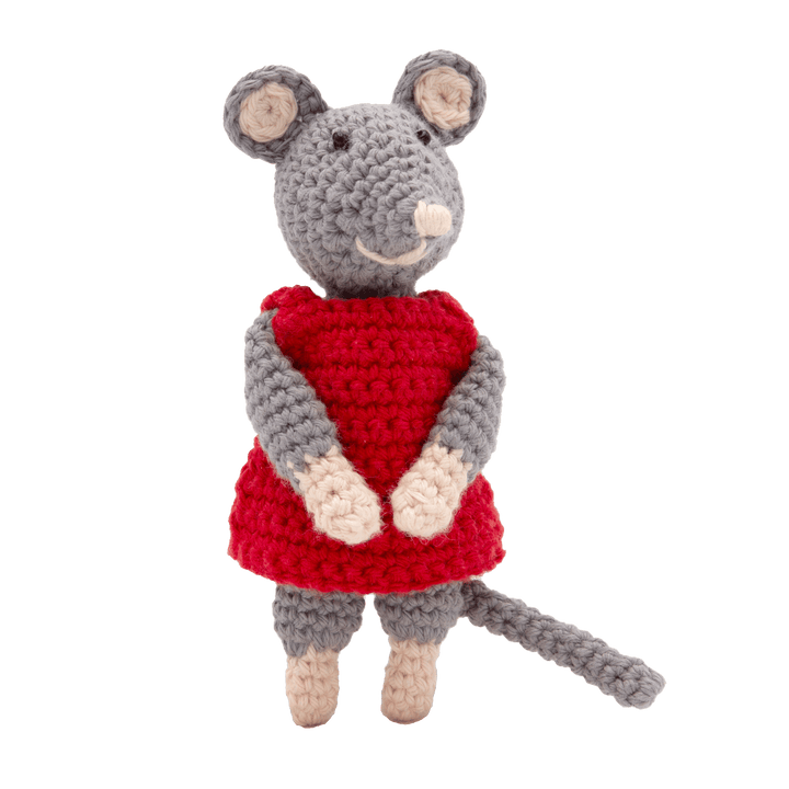Hardicraft Julia Mouse DIY Crochet Kit - Pisgah Needleworks