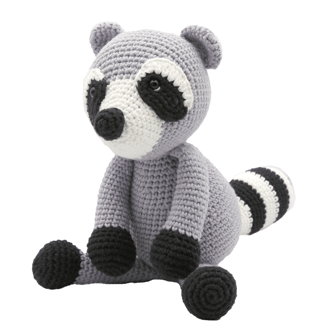 Hardicraft Lyanna Raccoon DIY Crochet Kit - Pisgah Needleworks
