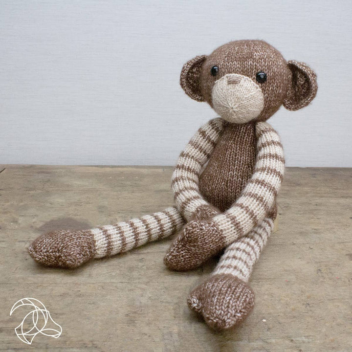 Hardicraft Malinda Monkey DIY Knitting Kit - Pisgah Needleworks