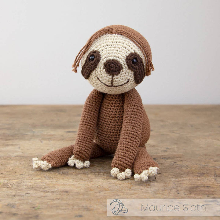 Hardicraft Maurice Sloth DIY Crochet Kit - Pisgah Needleworks