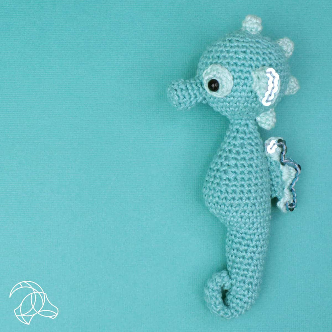 Hardicraft Molly Seahorse DIY Crochet Kit - Pisgah Needleworks