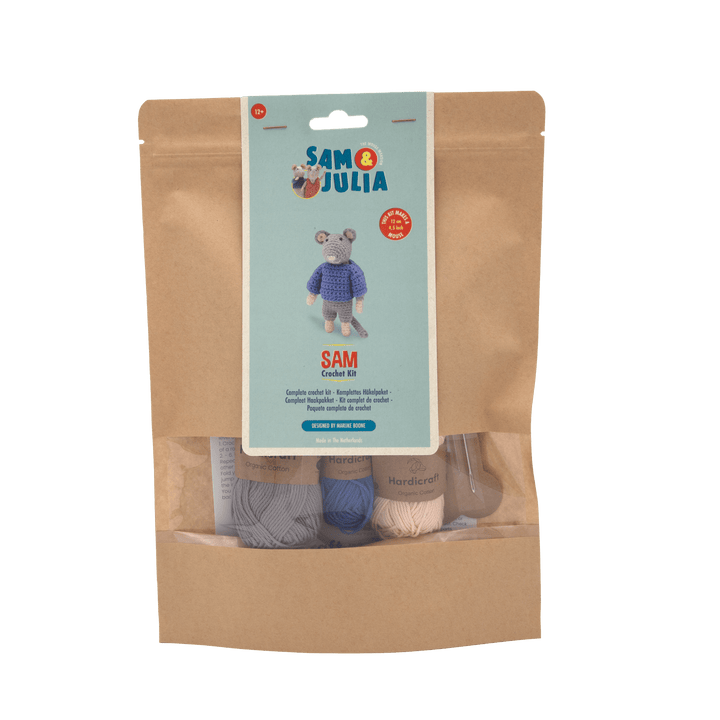 Hardicraft Sam Mouse DIY Crochet Kit - Pisgah Needleworks