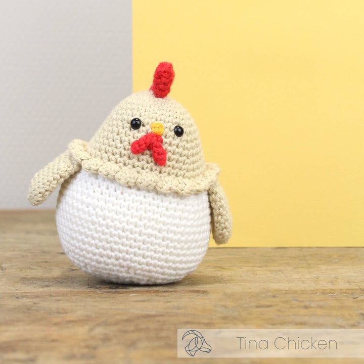 Hardicraft Tina Chicken DIY Crochet Kit - Pisgah Needleworks