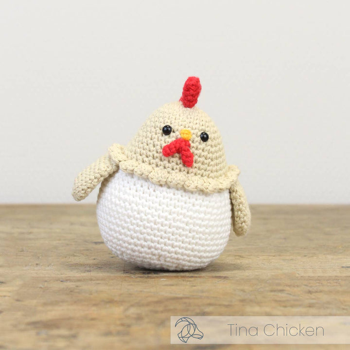 Hardicraft Tina Chicken DIY Crochet Kit - Pisgah Needleworks