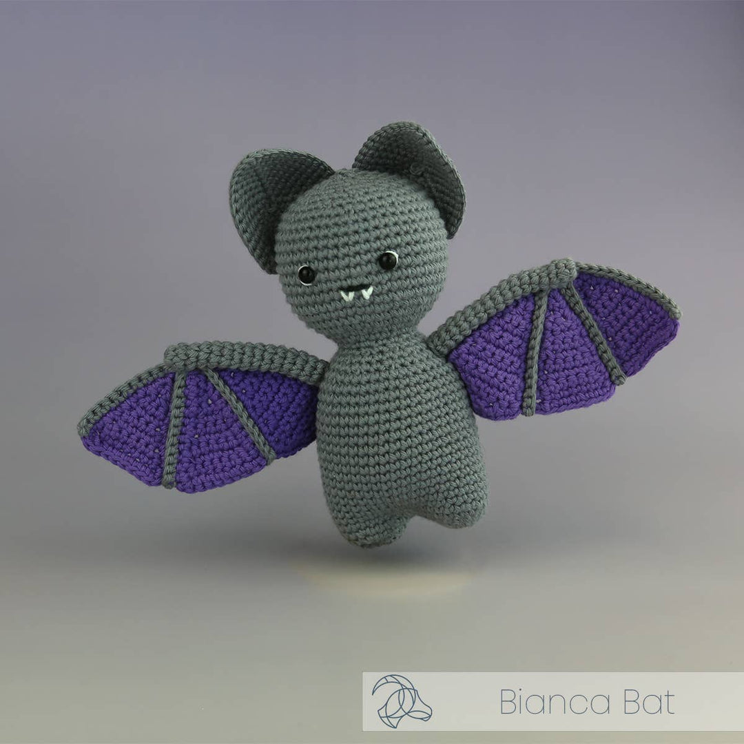 Hardicraft USA - DIY Crochet Kit - Bianca Bat - Pisgah Needleworks